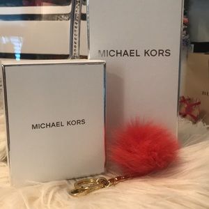 EUC Michael Kors Fox Fur Charm